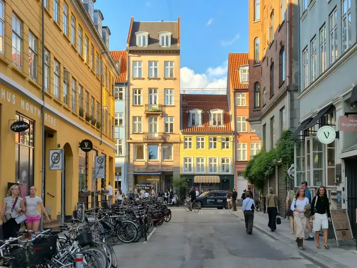 Cobbled streets of Copenhagen's Latin Quarter